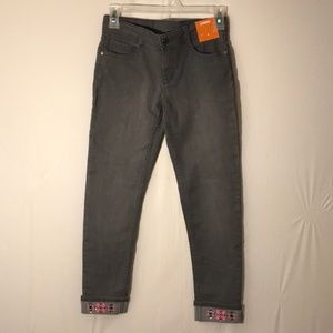 NWT Gymboree Embellished Ankle Girl’s Jeans Size 8
